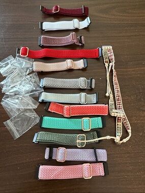 Samsung Galaxy Watch No-Gap Band Bundle - 13 Piece Lot with Pins